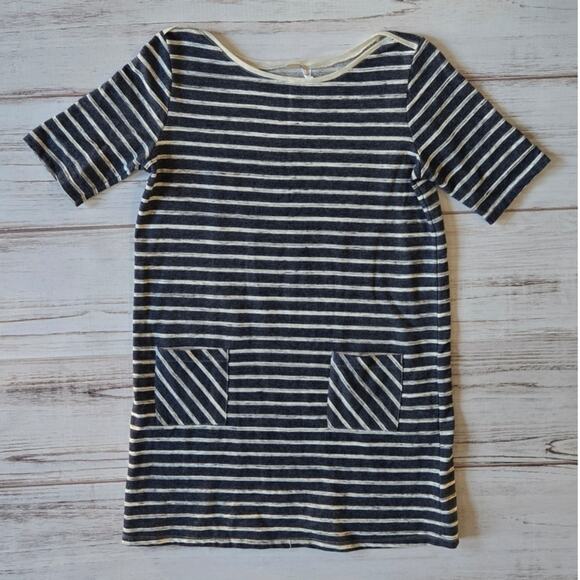 Canyon River Blues Short Sleeve Blue and White Tee Shirt Dress Sz XL - Picture 1 of 4